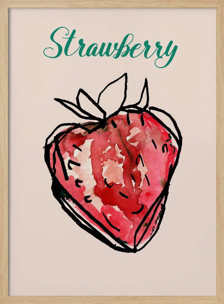 Aardbeiencharme | Poster