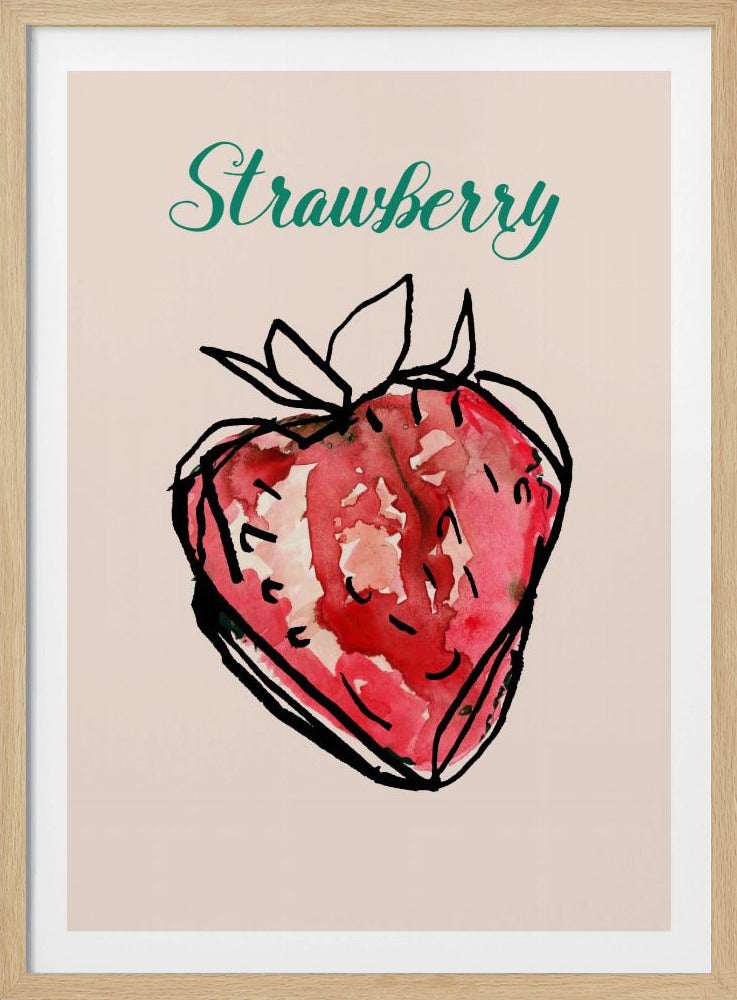 Aardbeiencharme | Poster