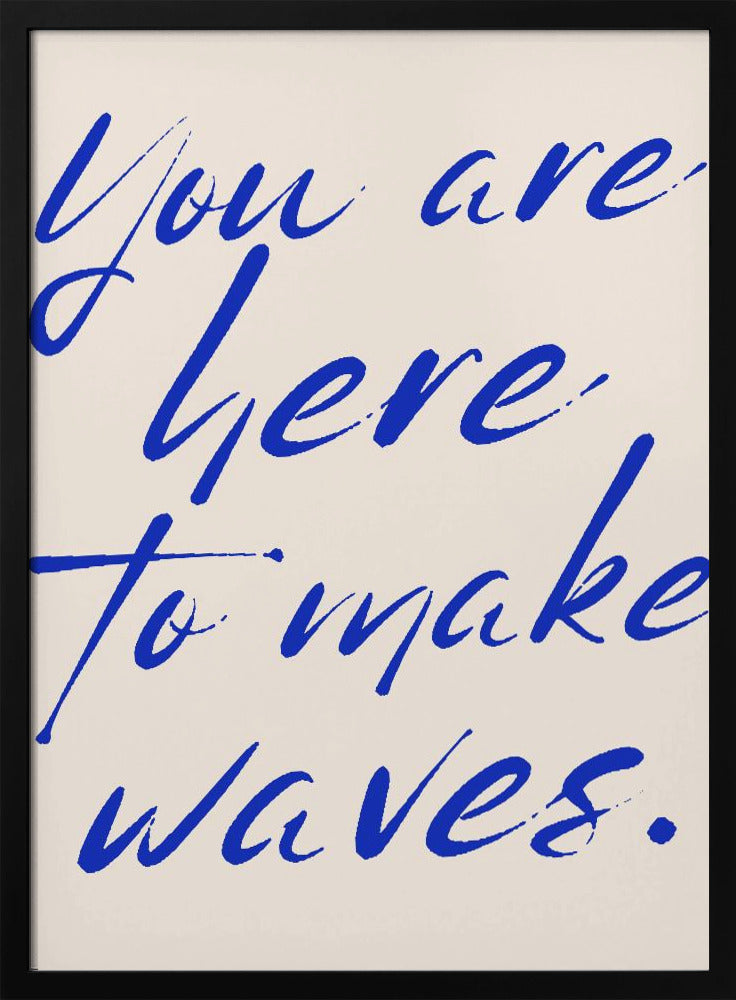 Inspirerende, motiverende quote | Poster