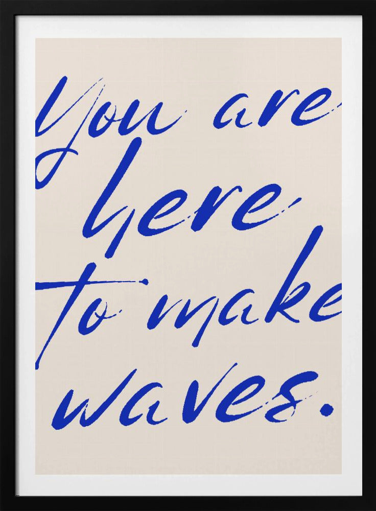 Inspirerende, motiverende quote | Poster