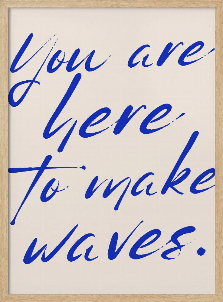 Inspirerende, motiverende quote | Poster