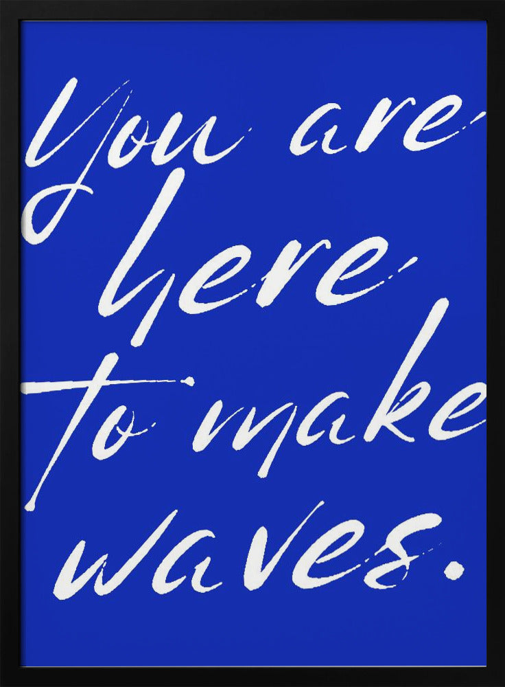 Inspirerende, motiverende quote | Poster
