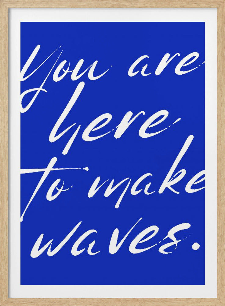 Inspirerende, motiverende quote | Poster
