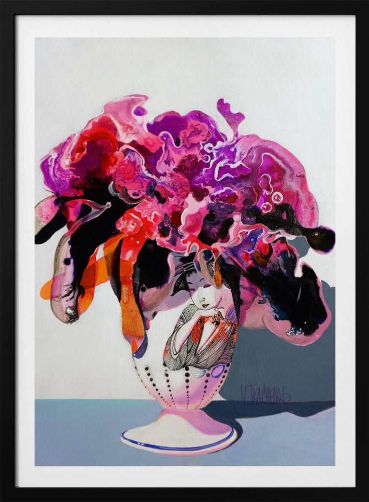 Boeket bloemen in een vaas | Poster