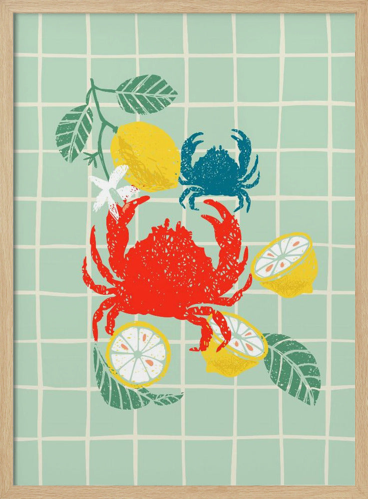 Dans van krab en citrus | Poster