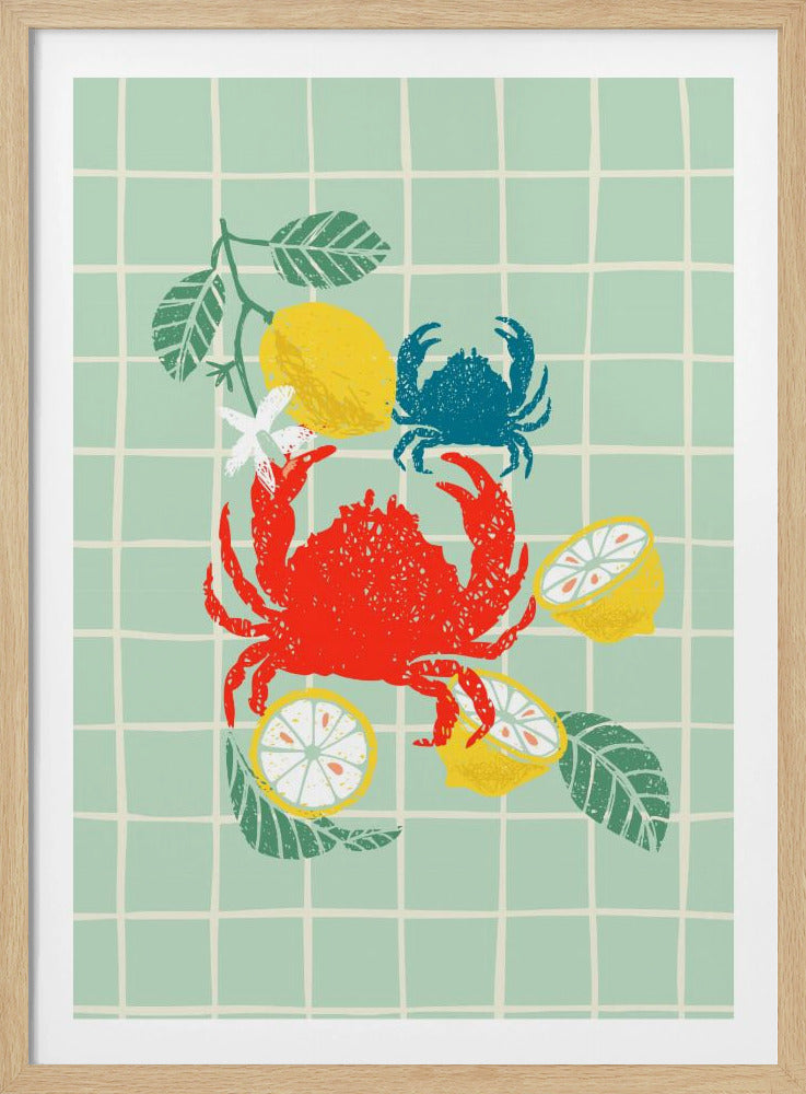 Dans van krab en citrus | Poster