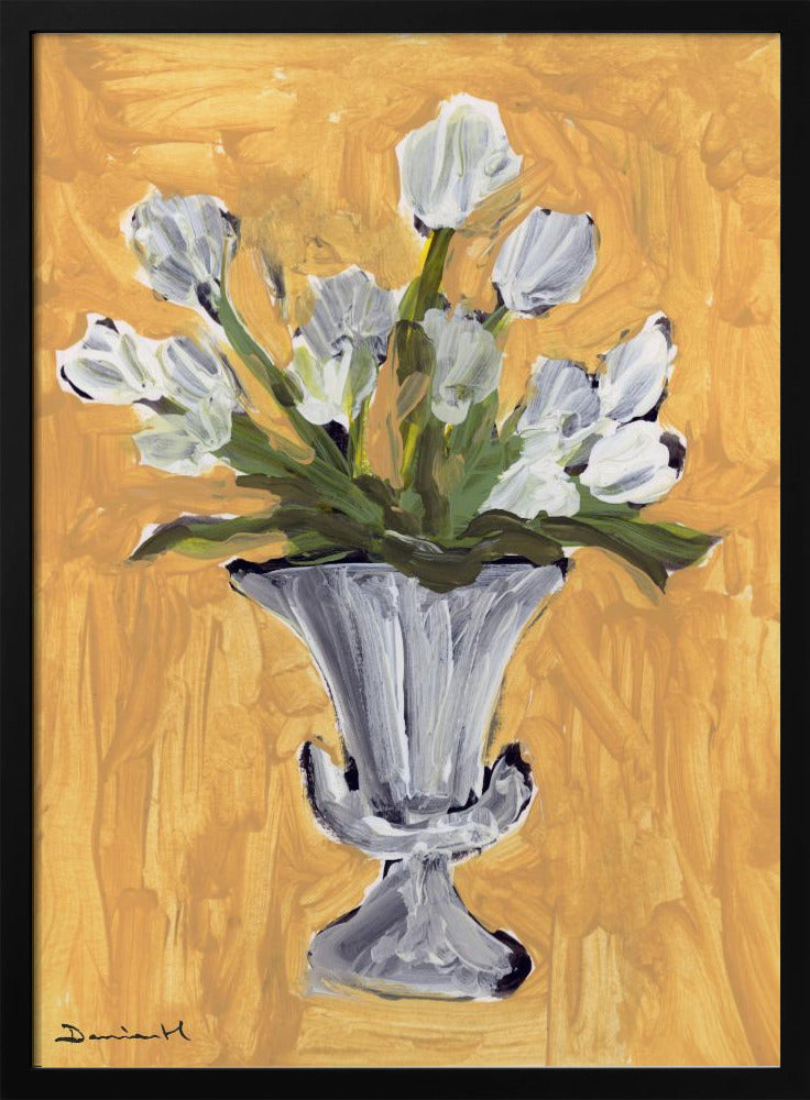Witte Tulpen | Poster