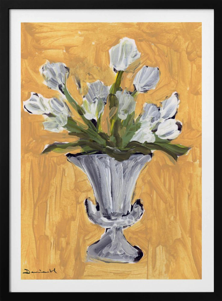 Witte Tulpen | Poster