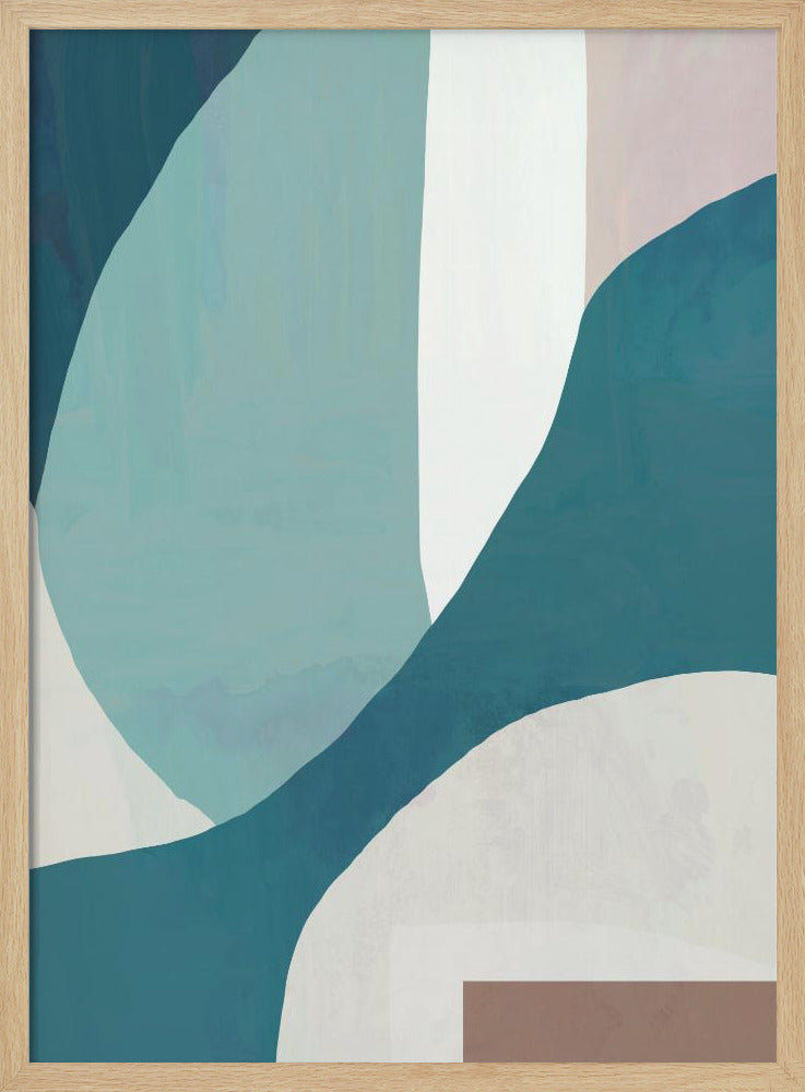 Vloeiende golven | Poster