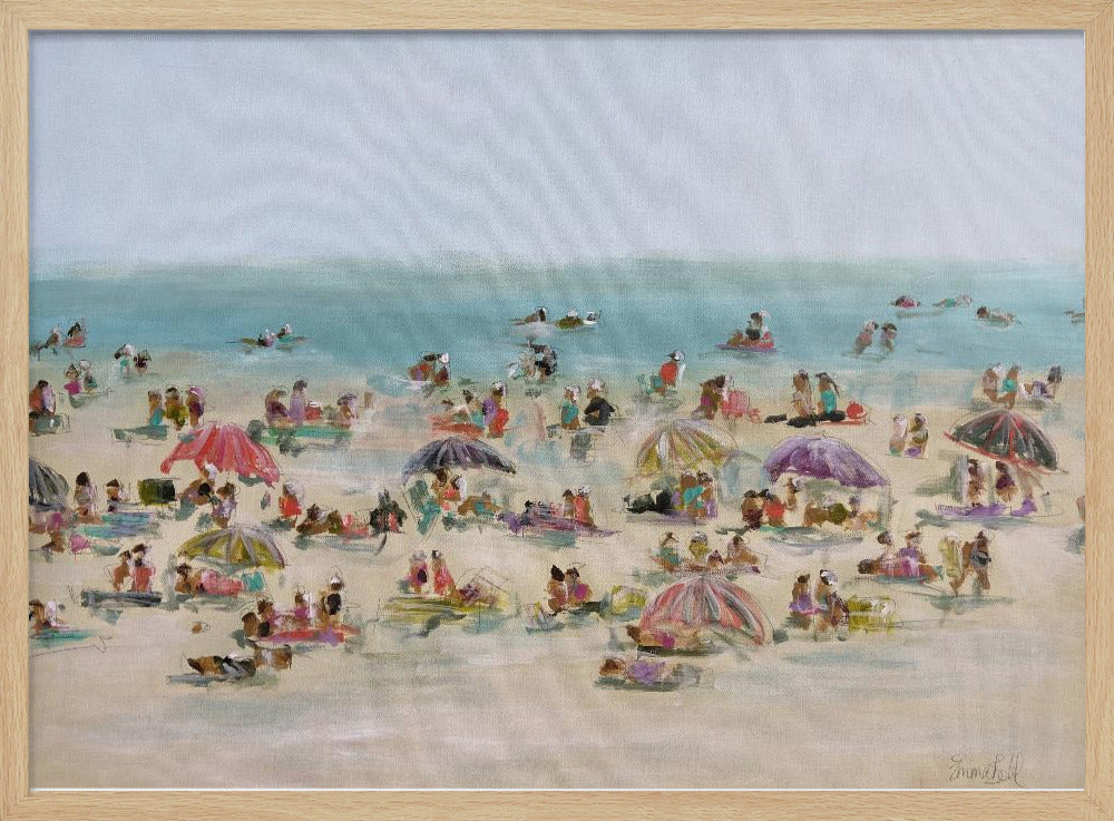 Impressionistisch strandgezicht | Poster