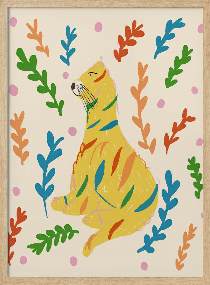 Kleurrijke berendans | Poster