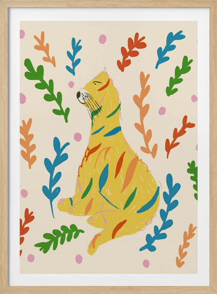 Kleurrijke berendans | Poster