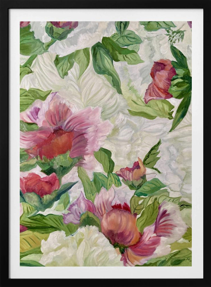 Levendig bloemenkunstwerk | Poster