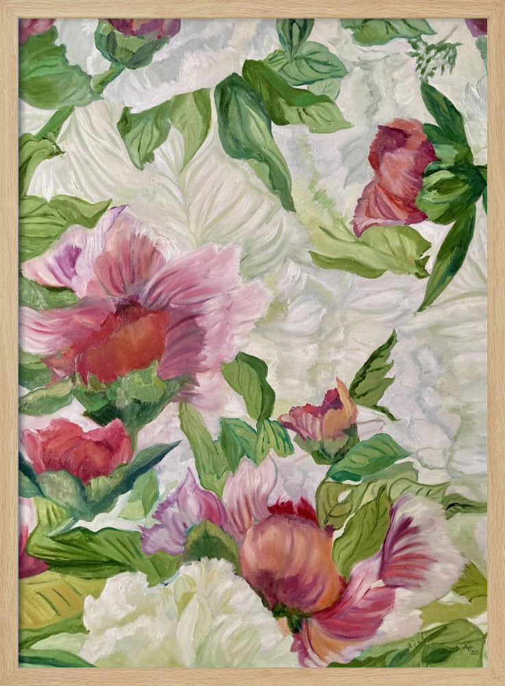Levendig bloemenkunstwerk | Poster