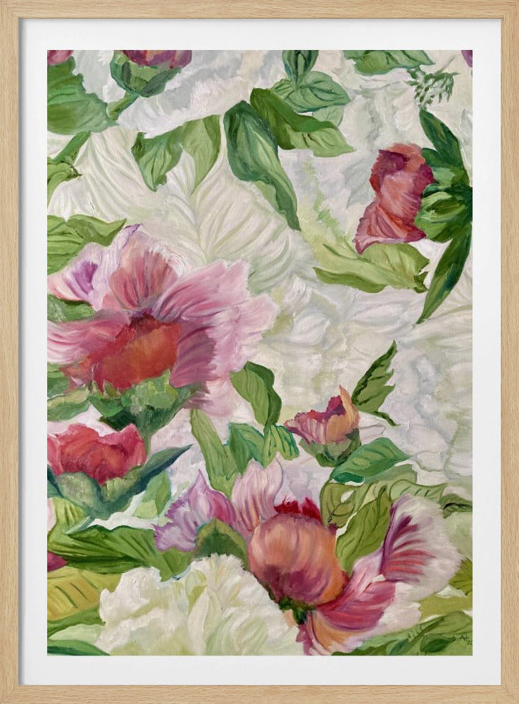 Levendig bloemenkunstwerk | Poster