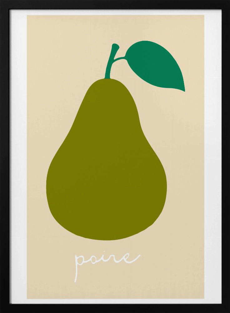 La Poire (donkergroen) | Poster