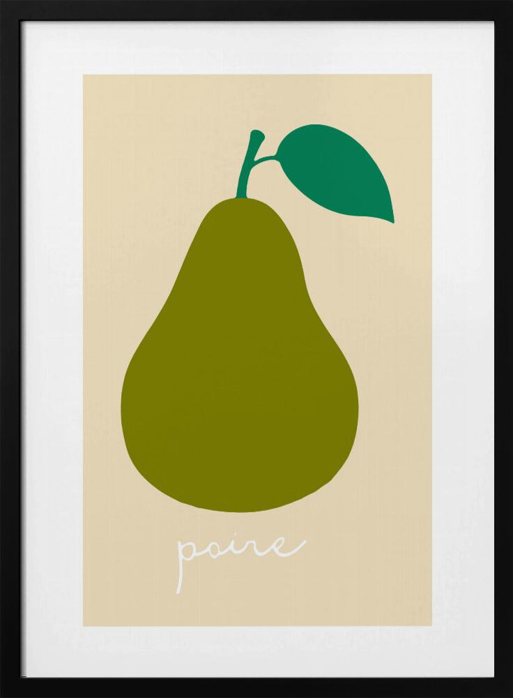 La Poire (donkergroen) | Poster