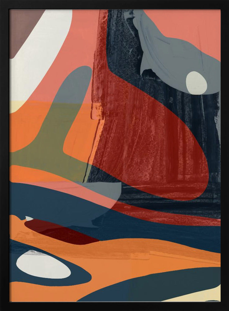 Palet van verschuivend zand | Poster