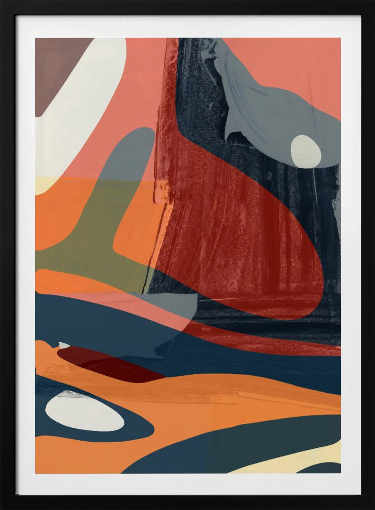 Palet van verschuivend zand | Poster