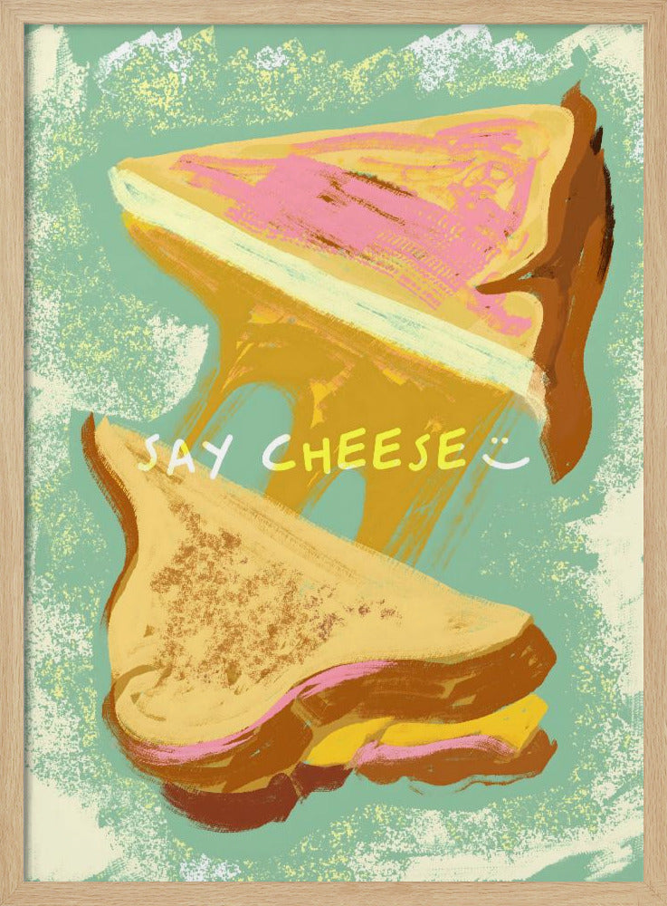Gesmolten kaassandwiches | Poster