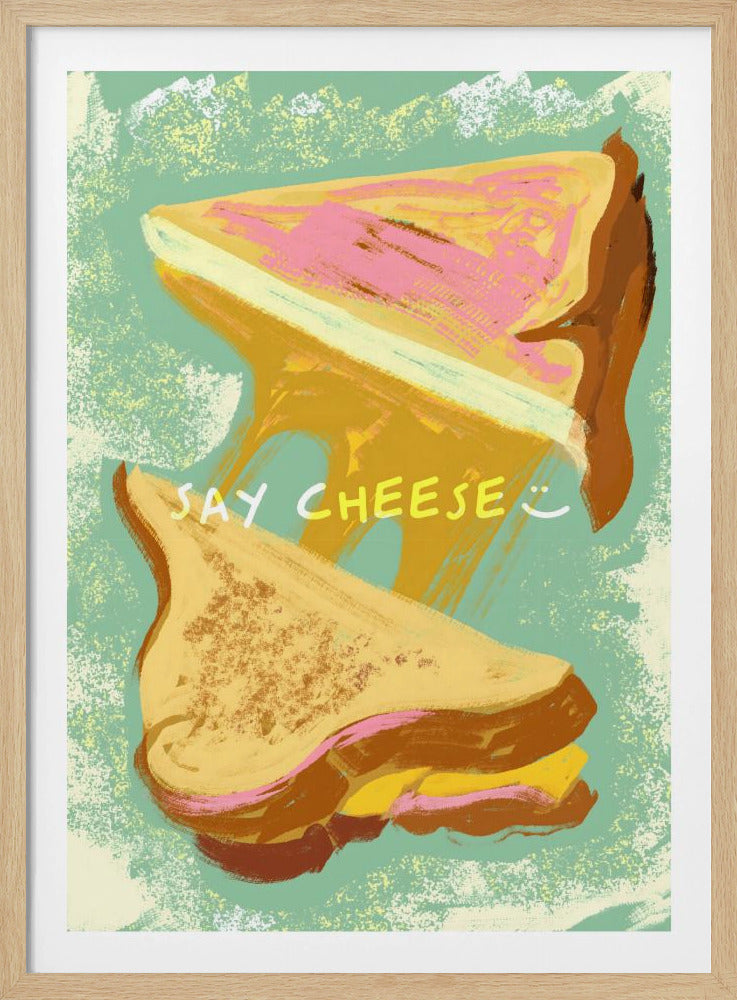 Gesmolten kaassandwiches | Poster
