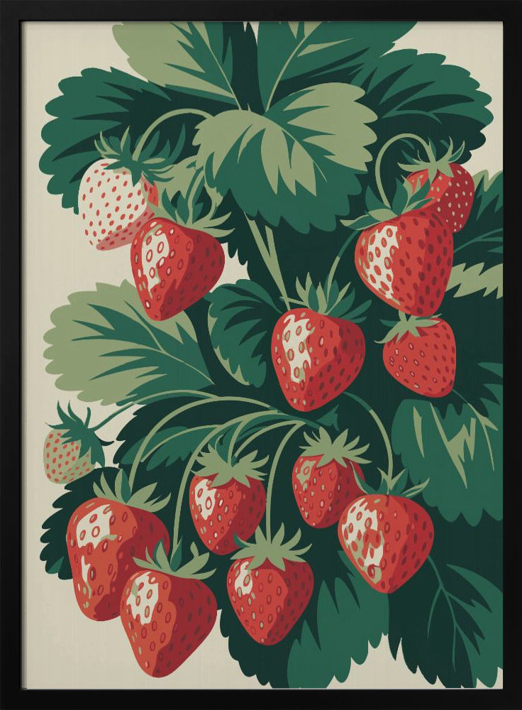 Sappige Aardbeienlekkernij | Poster