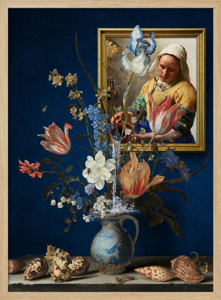 Balthasar & Vermeer - Kunst gecombineerd | Poster