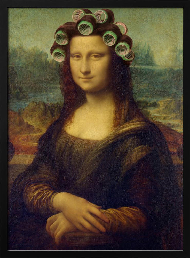 Mona Lisa - de Curly Girly Editie | Poster