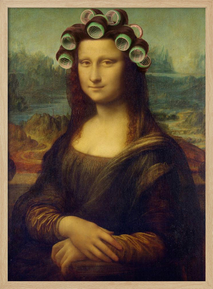Mona Lisa - de Curly Girly Editie | Poster