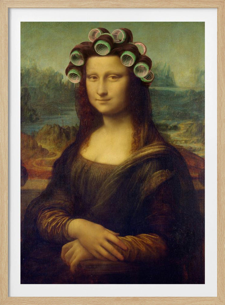 Mona Lisa - de Curly Girly Editie | Poster