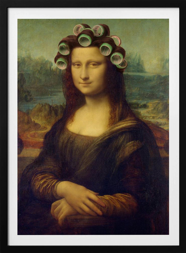 Mona Lisa - de Curly Girly Editie | Poster