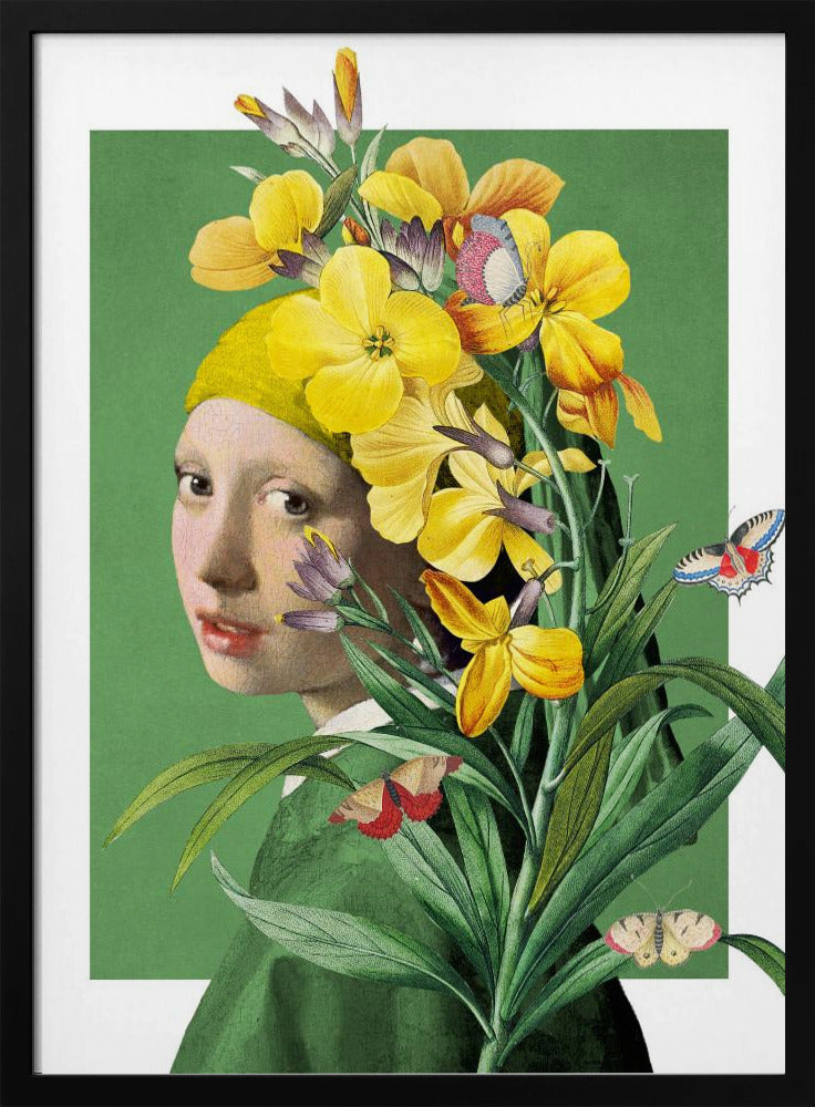 Meisje met de parel, de lente-editie | Poster