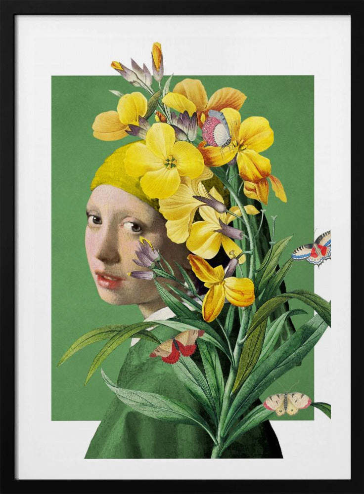 Meisje met de parel, de lente-editie | Poster