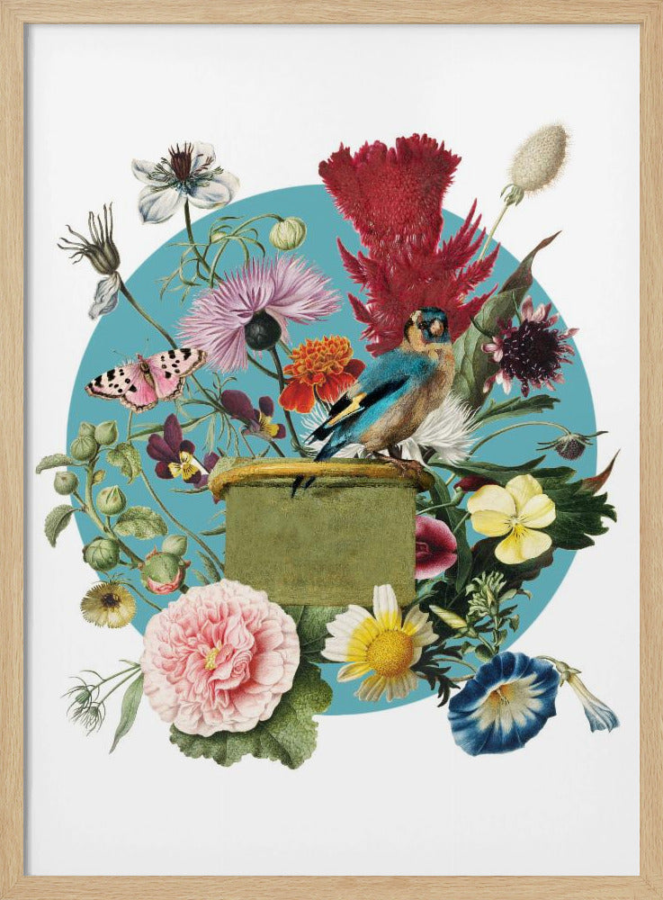 Kleurrijke bloeiharmonie | Poster