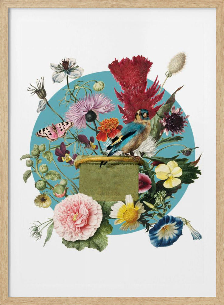 Kleurrijke bloeiharmonie | Poster