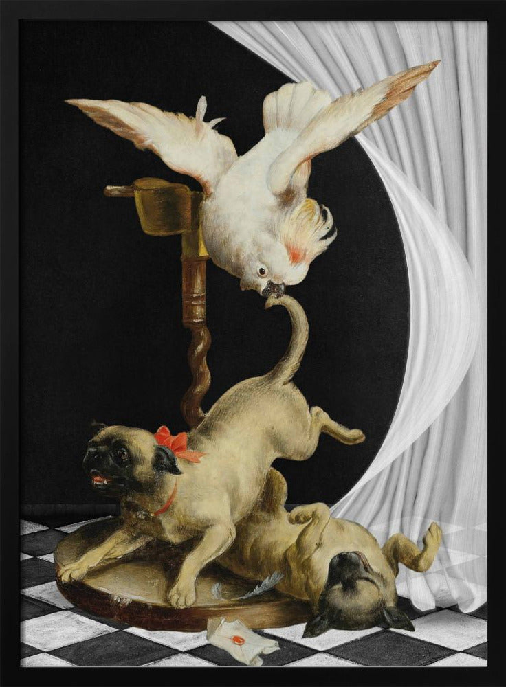 Levendige scène van een vogel | Poster