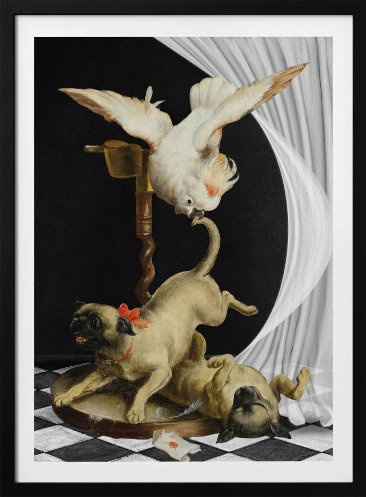 Levendige scène van een vogel | Poster