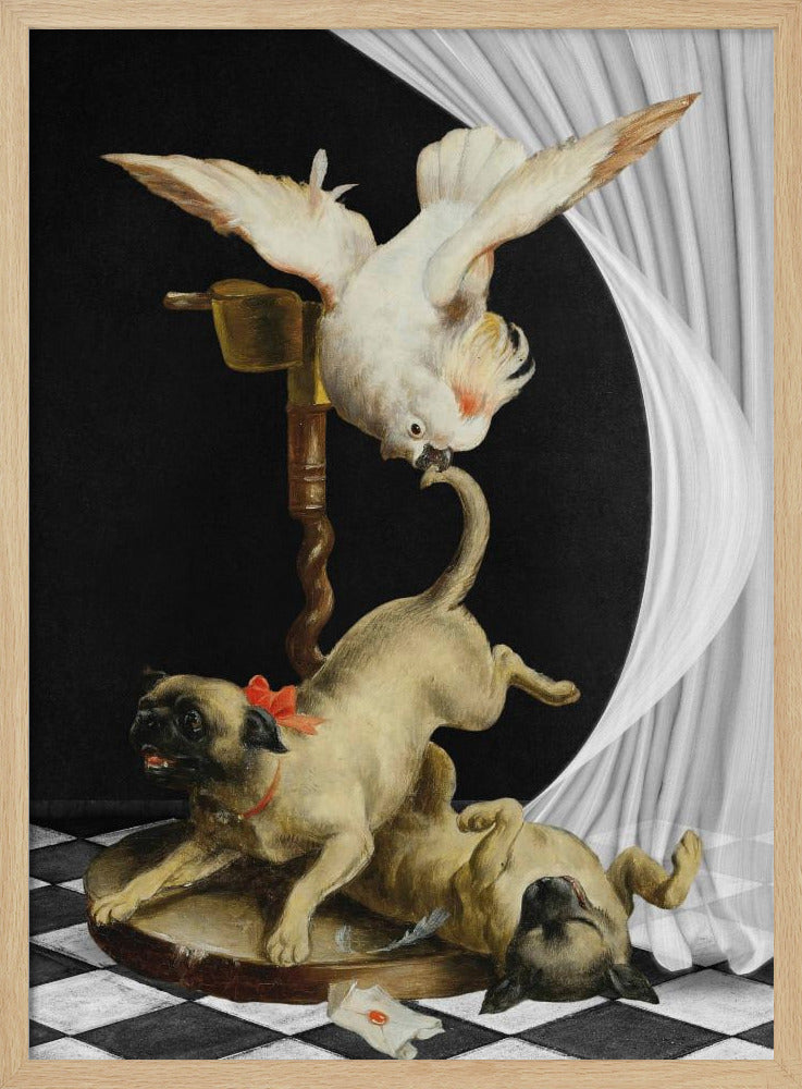 Levendige scène van een vogel | Poster