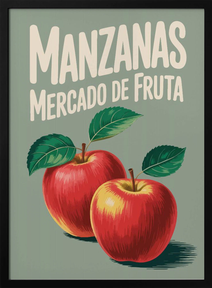 Levendige rode appels | Poster
