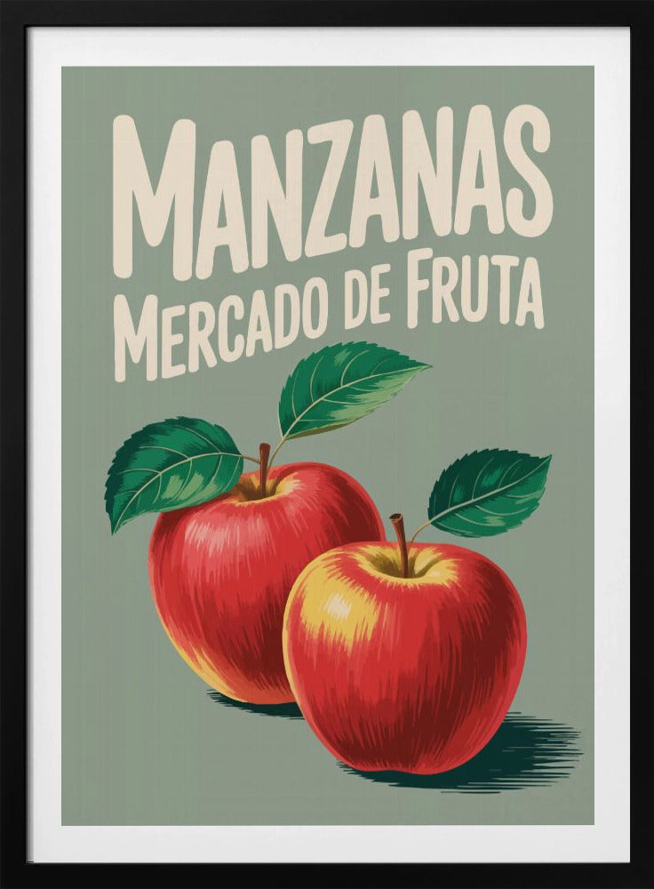 Levendige rode appels | Poster