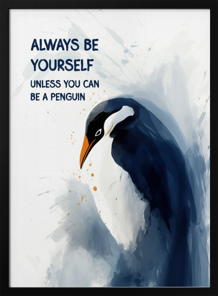 Wees een pinguïn | Poster