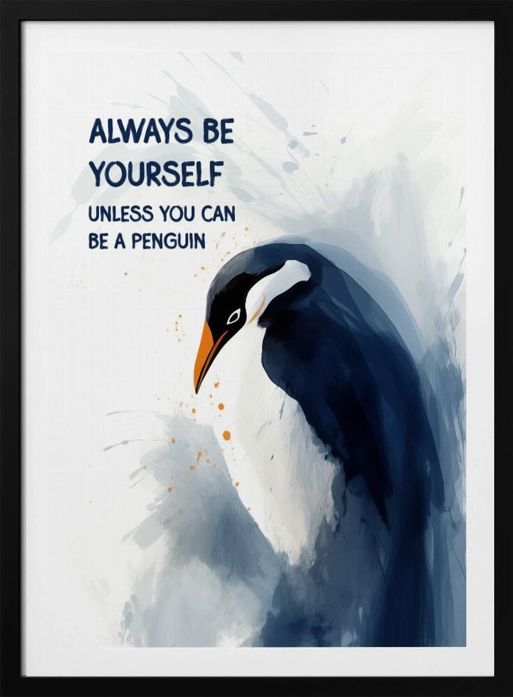 Wees een pinguïn | Poster