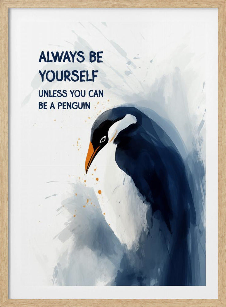 Wees een pinguïn | Poster