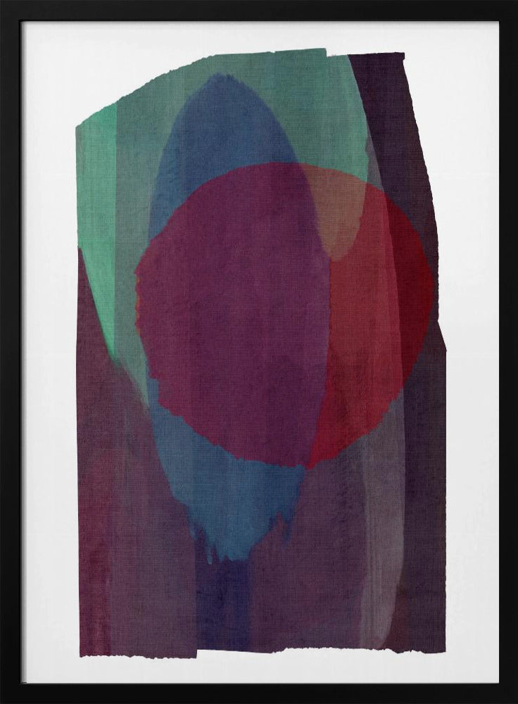 Geometrische vormen in rijke tinten | Poster