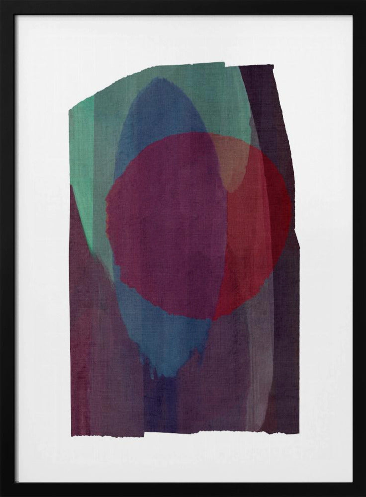 Geometrische vormen in rijke tinten | Poster