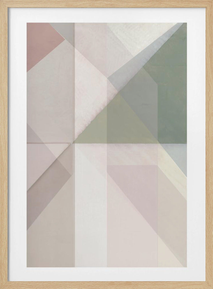 Subtiel verschuivende vlakken | Poster