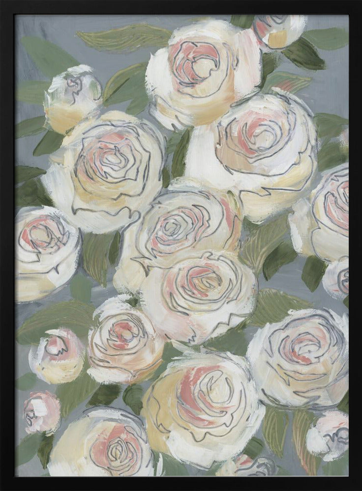 Elegant bloemmotief | Poster