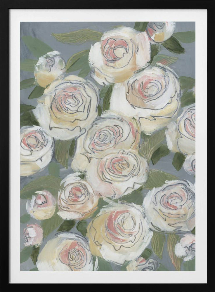 Elegant bloemmotief | Poster