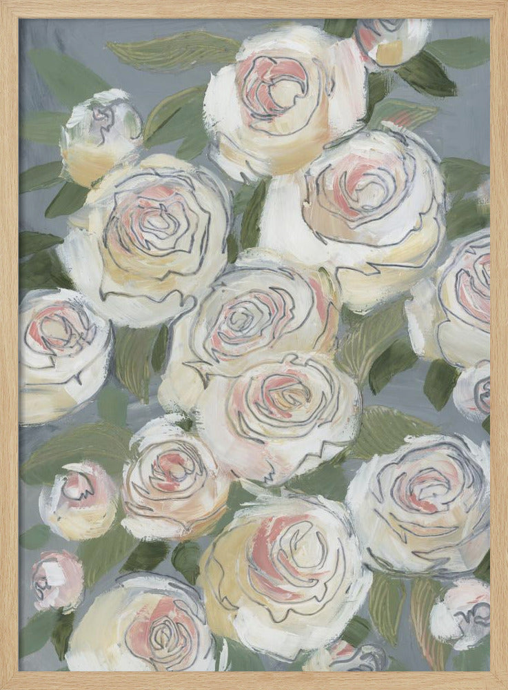 Elegant bloemmotief | Poster