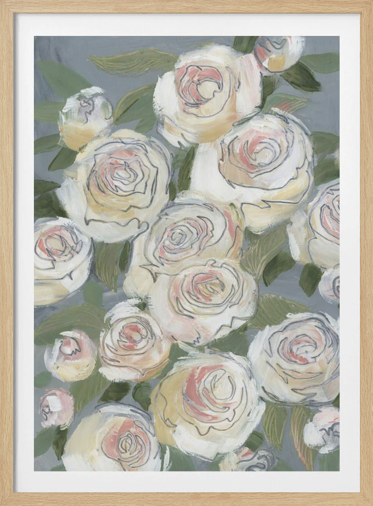 Elegant bloemmotief | Poster